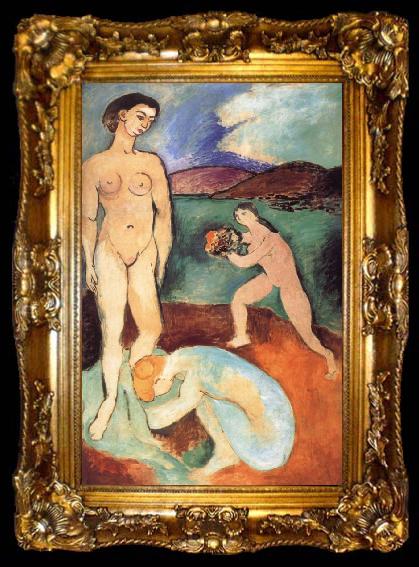 framed  Henri Matisse From three bath, ta009-2